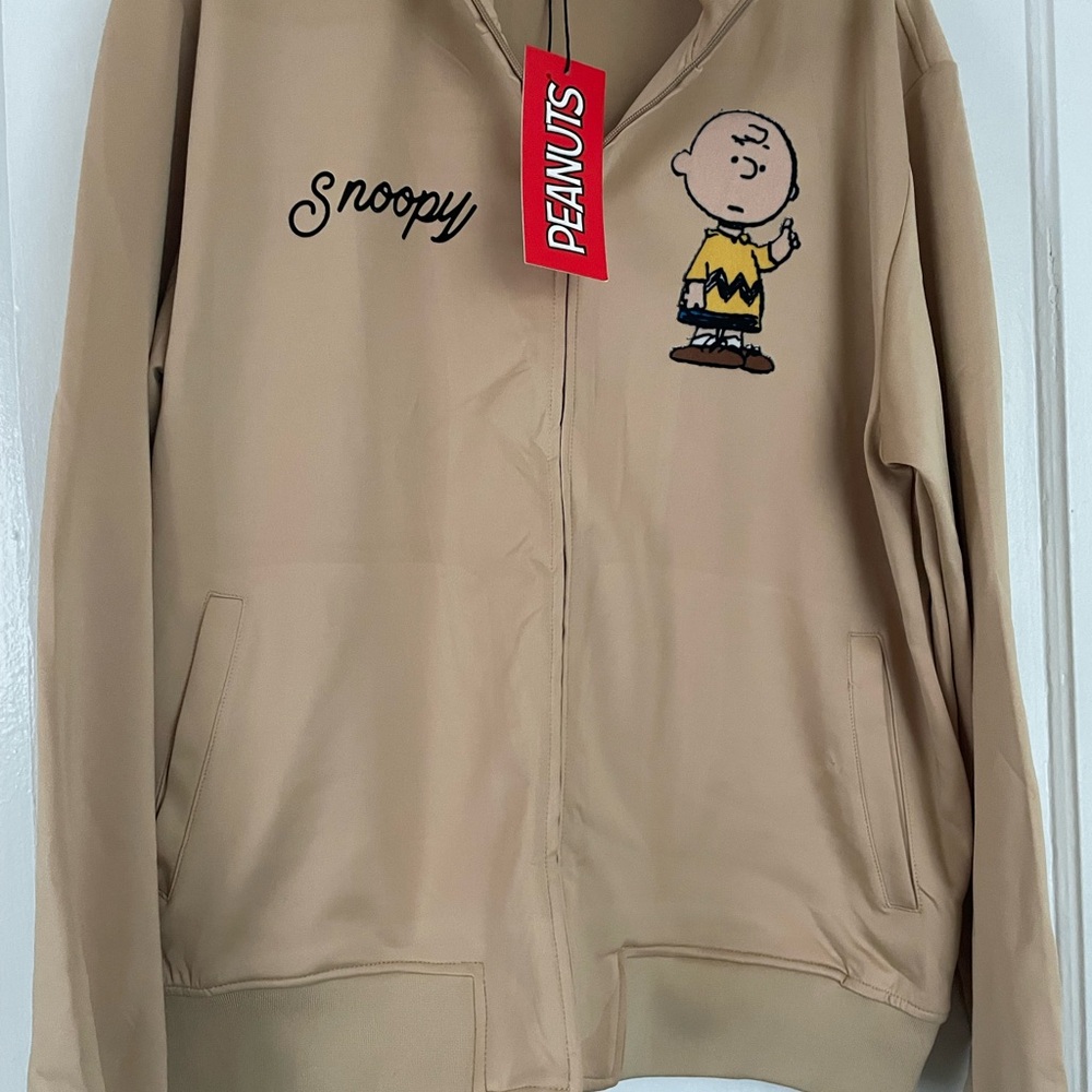 Peanuts Snoopy and Charlie Brown
Mens Jacket NWT XXL